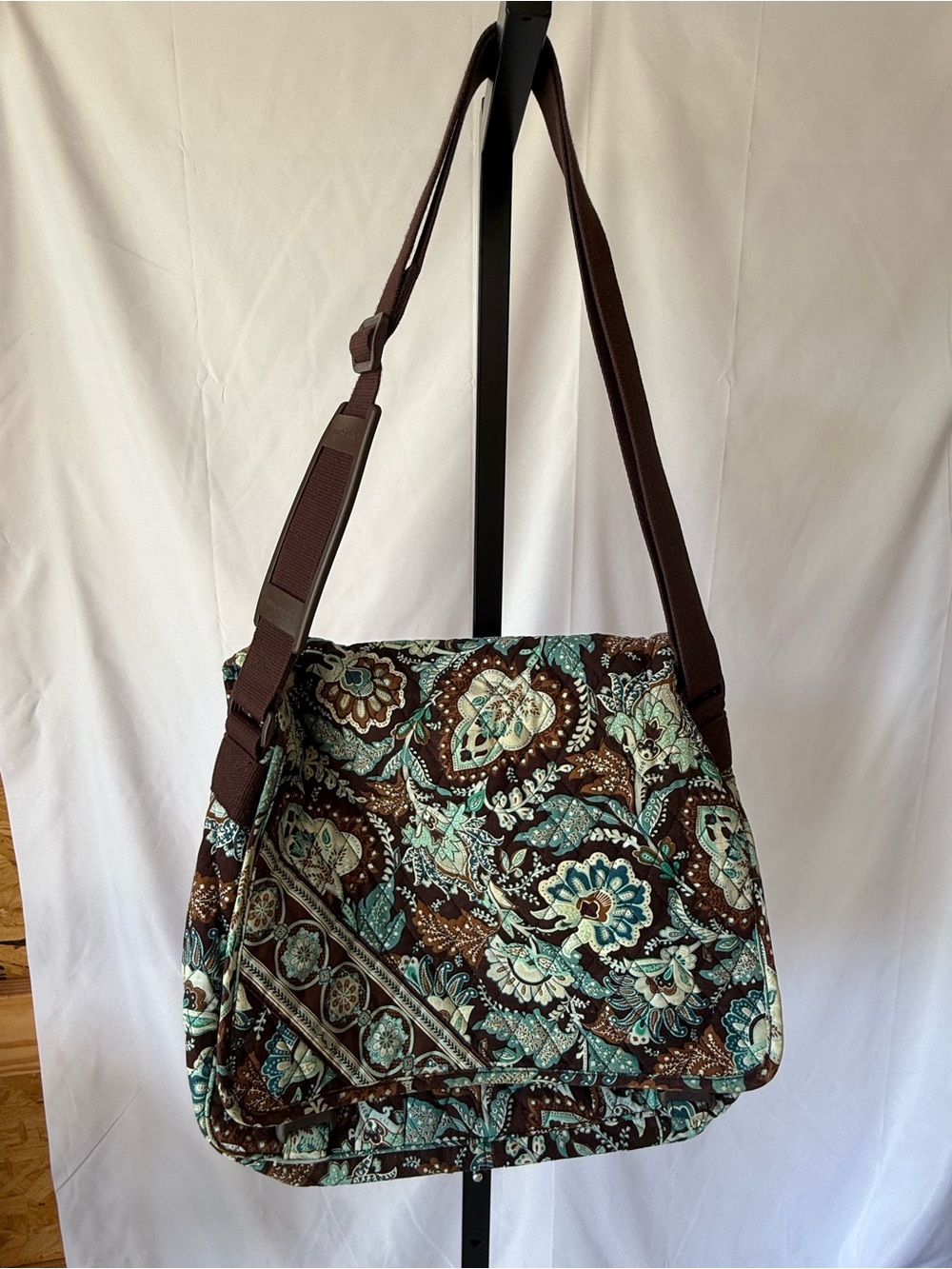 Vera Bradley computer bag Java Blue floral